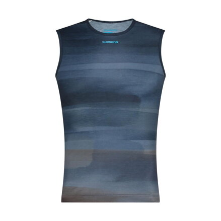 SHIMANO T-Shirt VERTEX PRIMA SL BASE LAYER PRINTED aurorablau