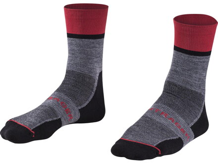 Bontrager Socken Race Crew Wolle grau