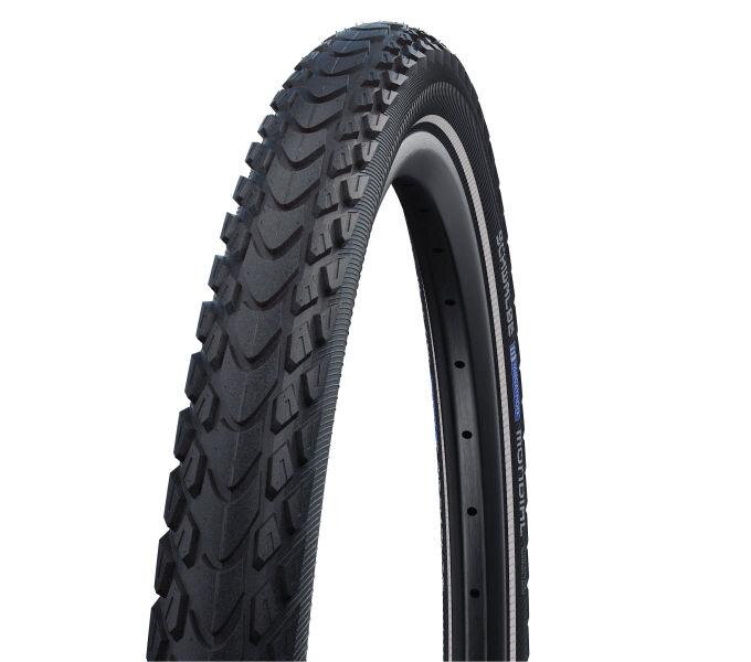 SCHWALBE Reifen MARATHON MONDIAL (42-622) 28x1,60 Leistung 67EPI RaceGuard 670g Schwarzer Reflex